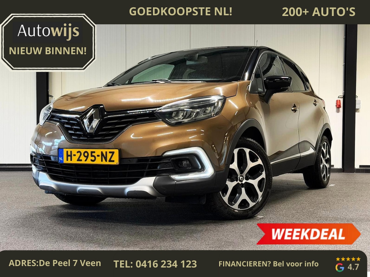 Renault Captur - 0.9 TCe Bose|NAVI|CAMERA|FACELIFT|Trekhaak - AutoWereld.nl
