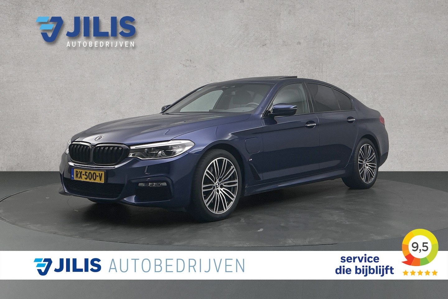 BMW 5-serie - 530e iPerformance M-sport | Leder | Stoelverwarming | Panoramadak - AutoWereld.nl