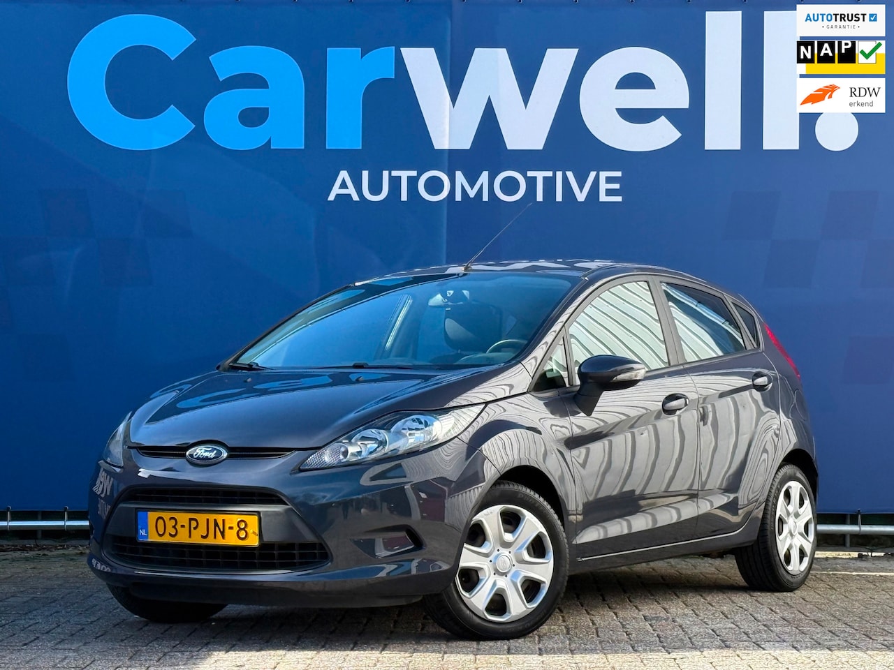 Ford Fiesta - 1.25 Limited DistributieVV,Trekhaak,Airco,5Deurs,ElektrischeRamen,N.A.P!GoedOnderhouden,Ap - AutoWereld.nl