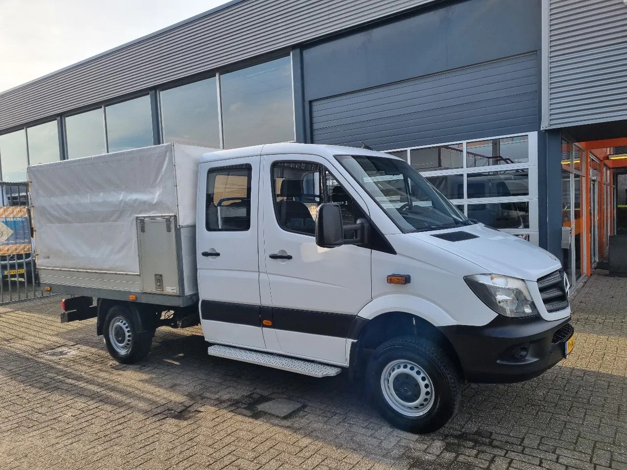 Mercedes-Benz Sprinter - 316 CDI 4X4 4MATIC DC open laadbak Huifzeil Euro 6 - AutoWereld.nl