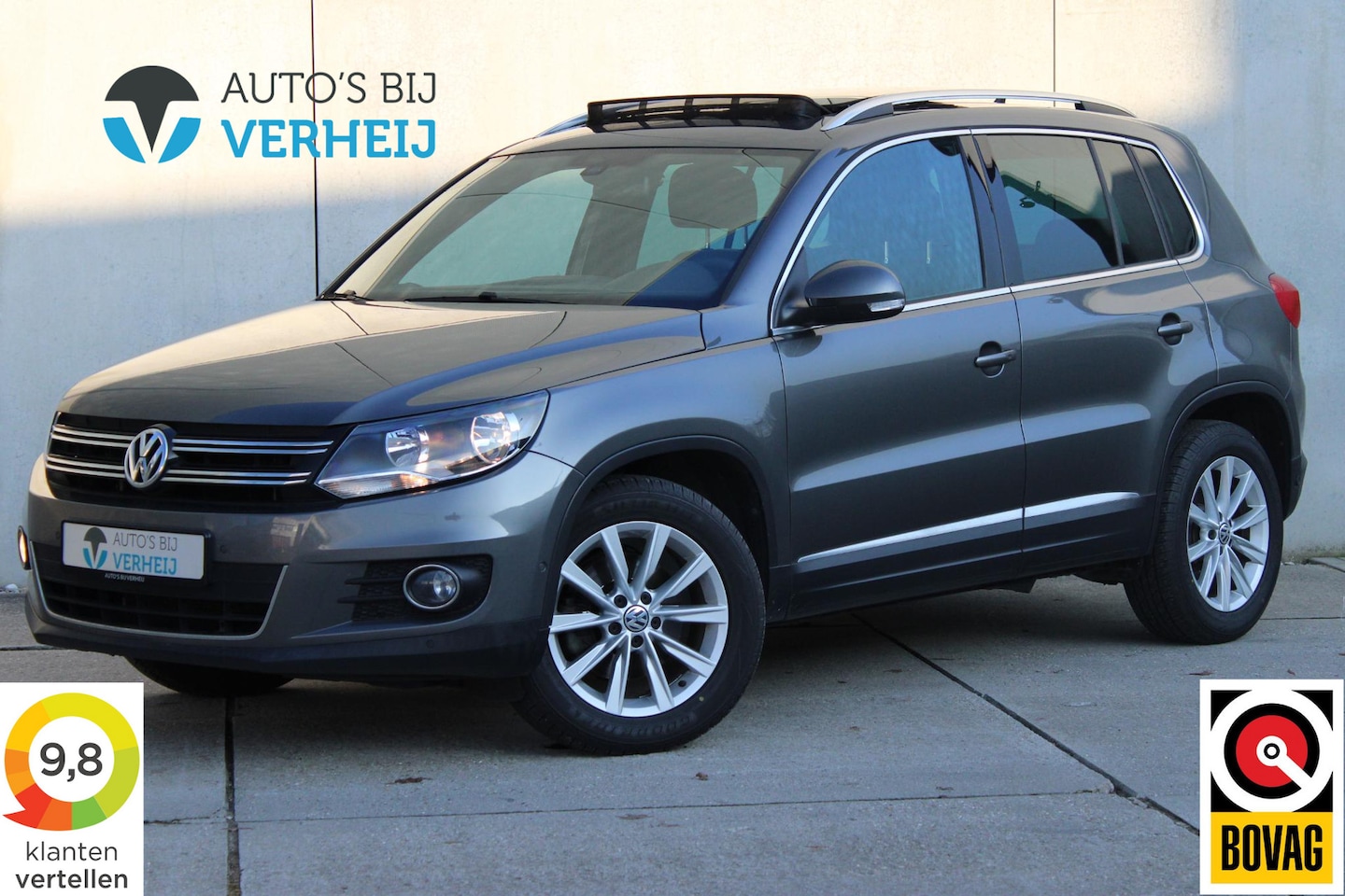 Volkswagen Tiguan - 1.4 TSI Sport&Style / LEDER / PANO DAK / CAMERA - AutoWereld.nl