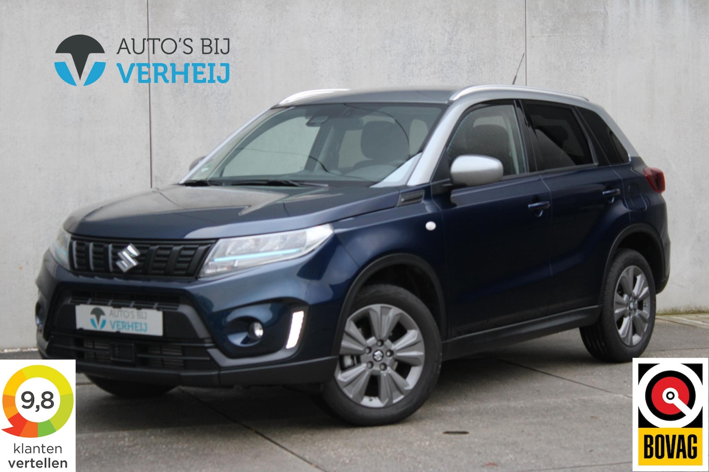 Suzuki Vitara - 1.4 Boosterjet Select Rhino Edition Smart Hybrid / TWO TONE / CAMERA / CRUISE CONTROL / ST - AutoWereld.nl