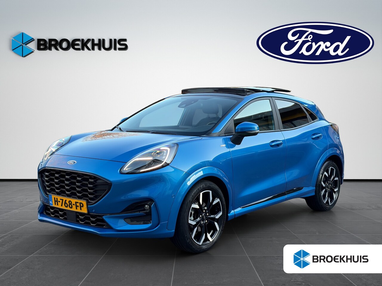 Ford Puma - 1.0 Hybrid ST-Line X First Edition 125pk | Pano | Trekhaak | Elektrische klep | Winter- & - AutoWereld.nl