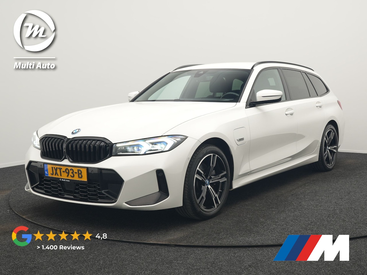 BMW 3-serie Touring - 320e M Sport FACELIFT Plug In Hybrid 204pk Dealer O.H PHEV | Trekhaak Af Fabriek | Adapive - AutoWereld.nl