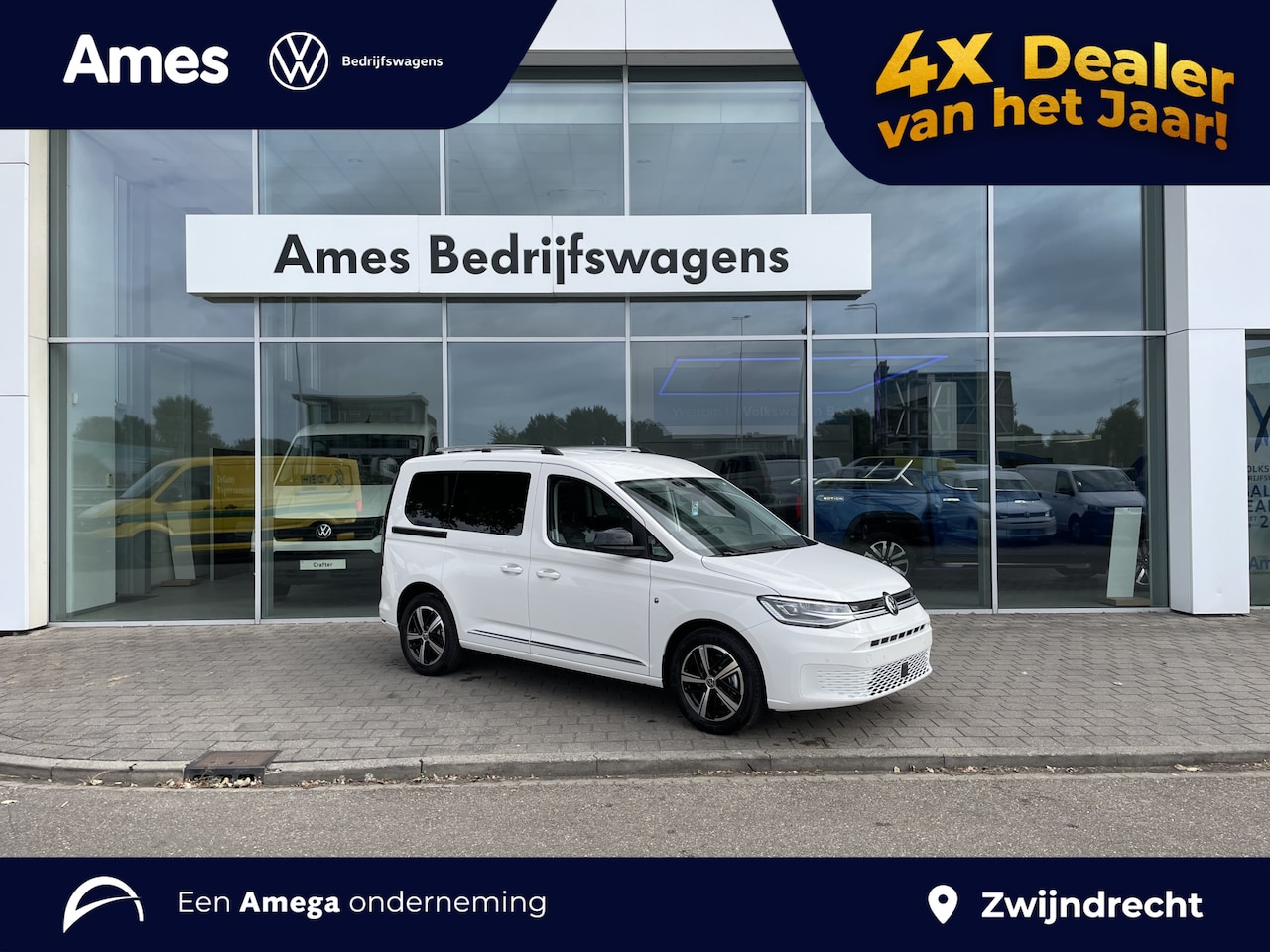 Volkswagen Caddy - kombi 1.5 TSI 150PK DSG Hybride Style | app connect | Led koplampen - AutoWereld.nl