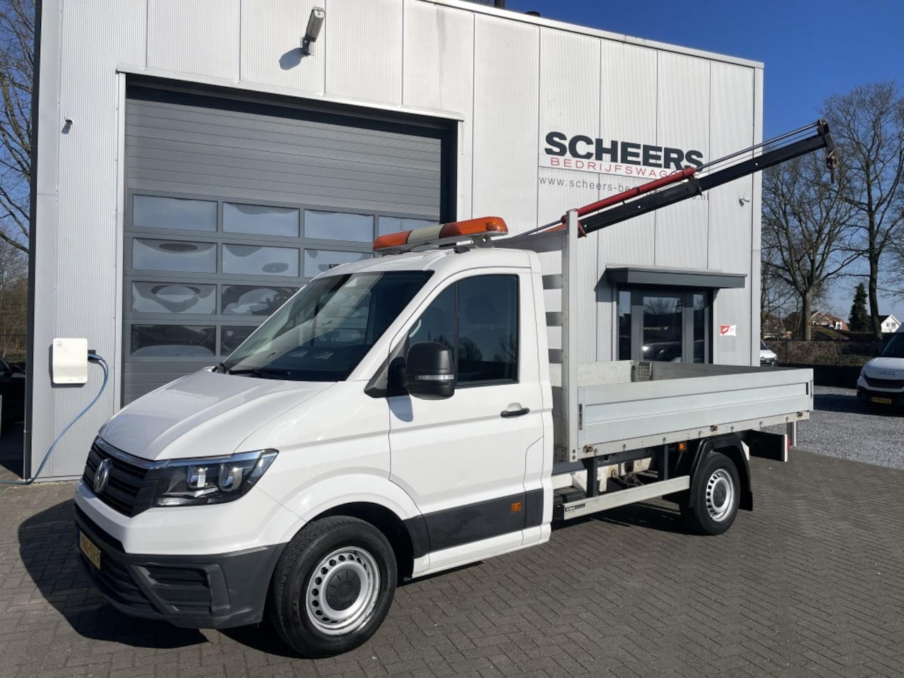 Volkswagen Crafter - 2.0 TDI Pick-up met laadkraan - AutoWereld.nl