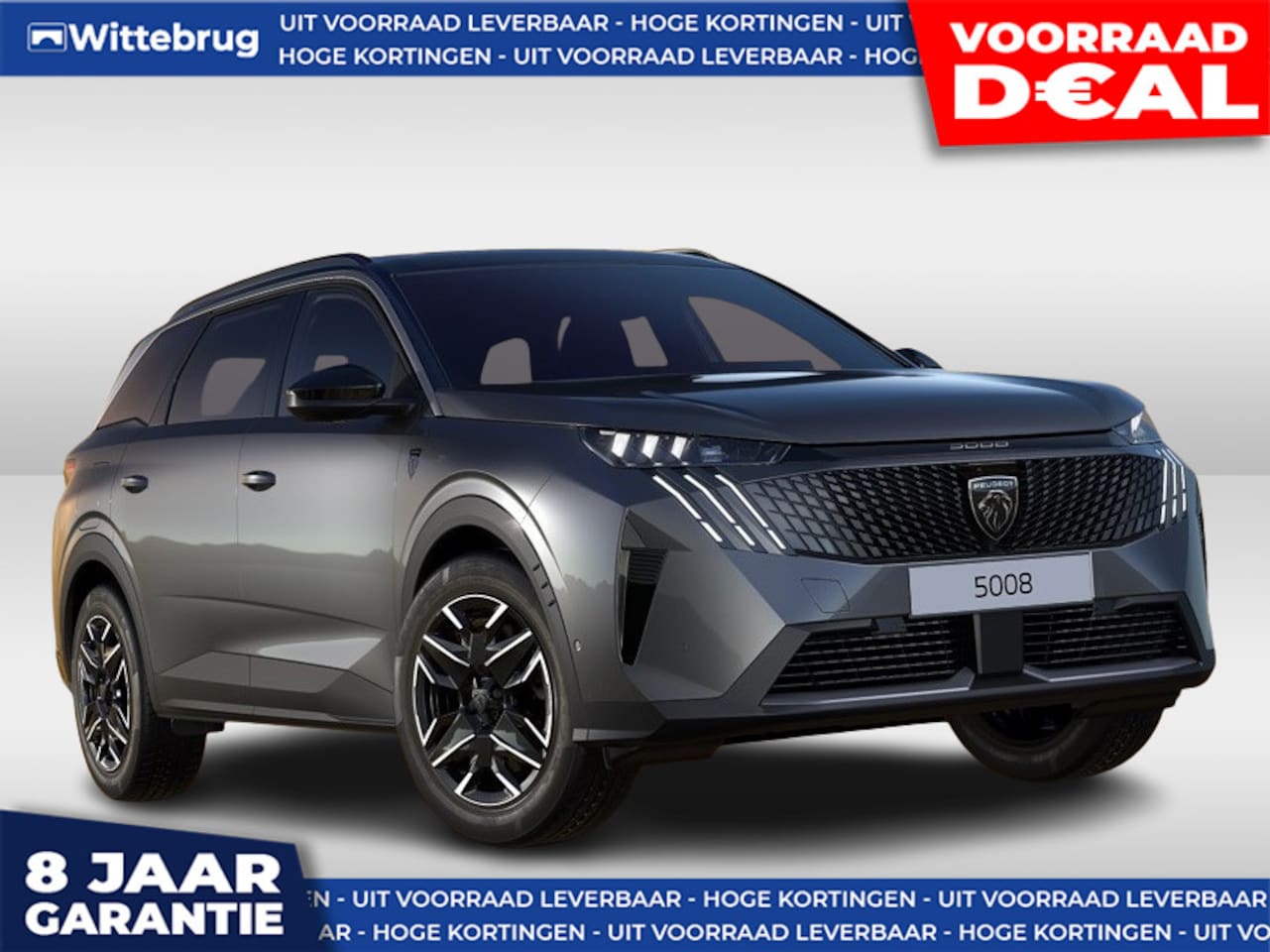 Peugeot 5008 - 1.2 Hybrid 145 GT DIRECT RIJDEN - PANORAMADAK - LEDER - 8 JAAR GARANTIE - AutoWereld.nl