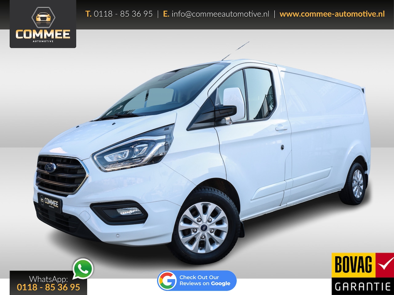 Ford Transit Custom - 300 2.0 TDCI 170PK L2H1 Limited AC I CAM I Trekhaak - AutoWereld.nl