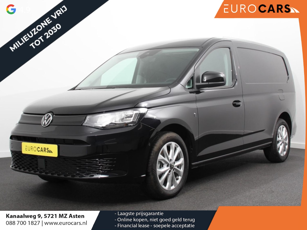 Volkswagen Caddy Cargo - 2.0 TDI Style Automaat Airco| Bluetooth| Cruise Control|  App-Connect| - AutoWereld.nl