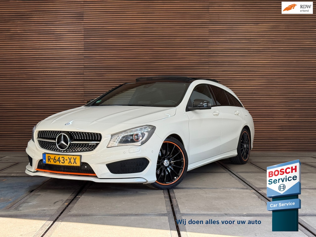 Mercedes-Benz CLA-klasse Shooting Brake - 200 AMG OrangeArt Night Edition | Exclusive-pakket | PANO | Ambient | Parkeerhulp | - AutoWereld.nl