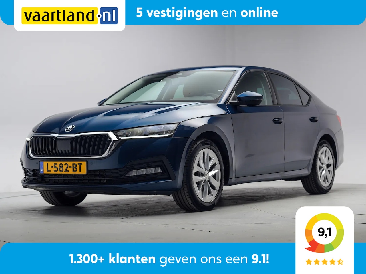 Skoda Octavia - 1.0 TSI Business Edition [ Navi Virtual Full LED ] - AutoWereld.nl
