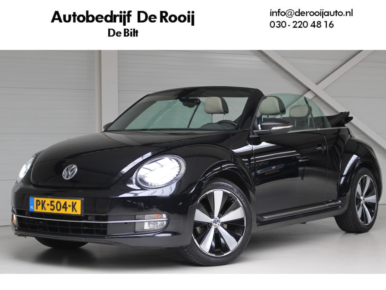 Volkswagen Beetle Cabriolet - 1.2 TSI Design BlueMotion Navigatie | Dodehoekassistent | Stoelverwarming | 18" Velgen - AutoWereld.nl