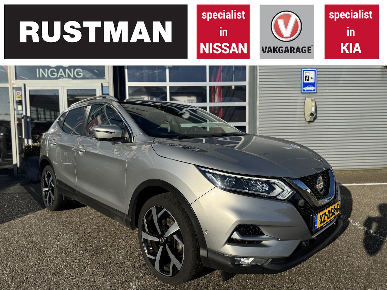Nissan Qashqai - 1.3 DIG-T Tekna Panoramadak. Trekhaak afneembaar (1.300kg) - AutoWereld.nl