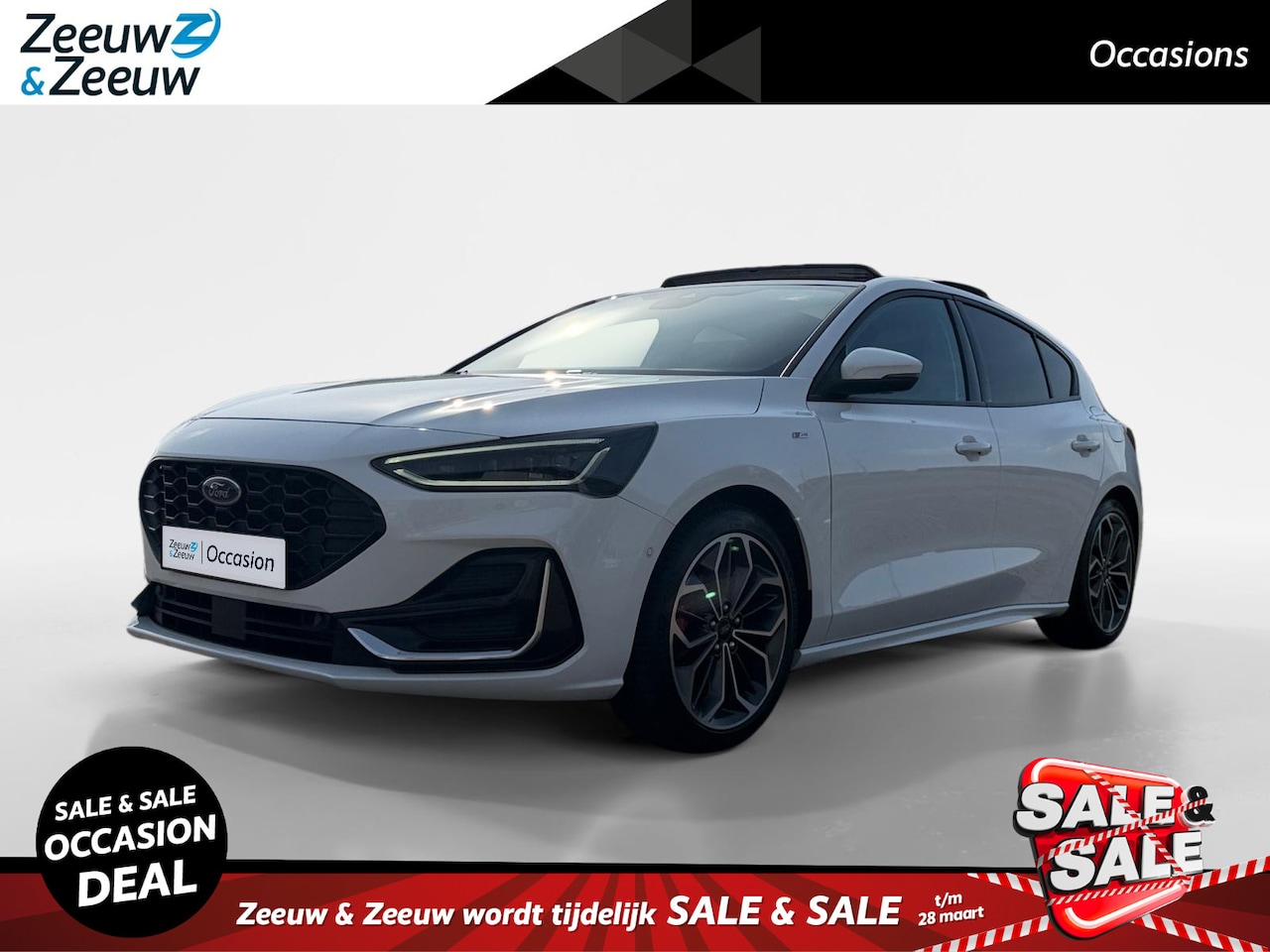 Ford Focus - 1.0 EcoBoost Hybrid ST Line Vignale | Automaat | Panorama dak | Driver assistance pack | W - AutoWereld.nl