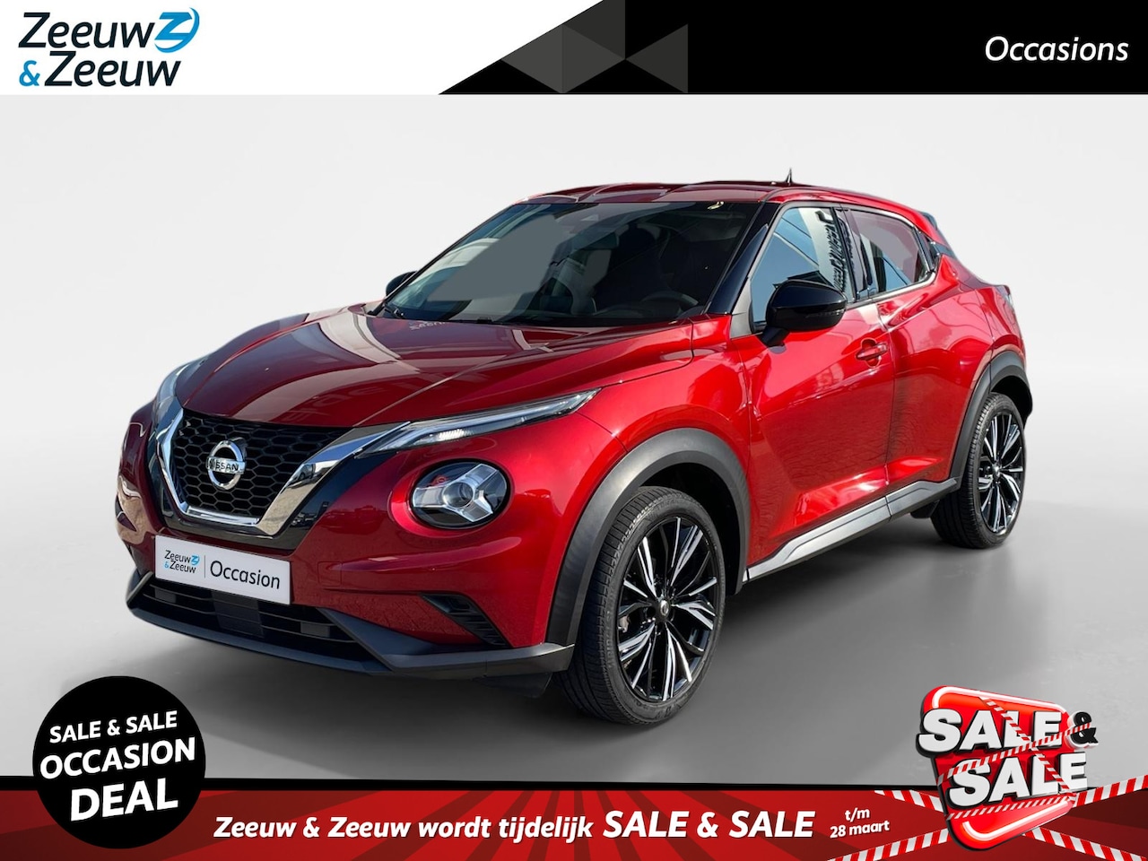 Nissan Juke - 1.0 DIG-T Acenta 114PK | 19'' Akari velgen | Airco | Cruise Control | Apple Carplay & Andr - AutoWereld.nl