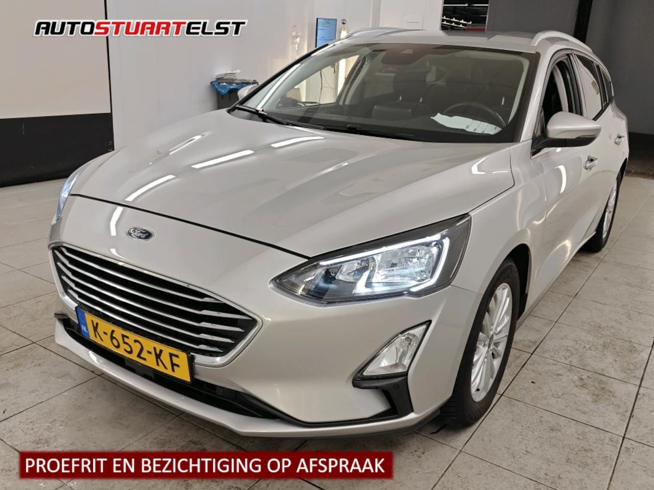 Ford Focus Wagon - 1.0 EcoBoost Hybrid Titanium X Business 1e Eigenaar | Volledig Onderh | NAP | BTW | AF Tre - AutoWereld.nl
