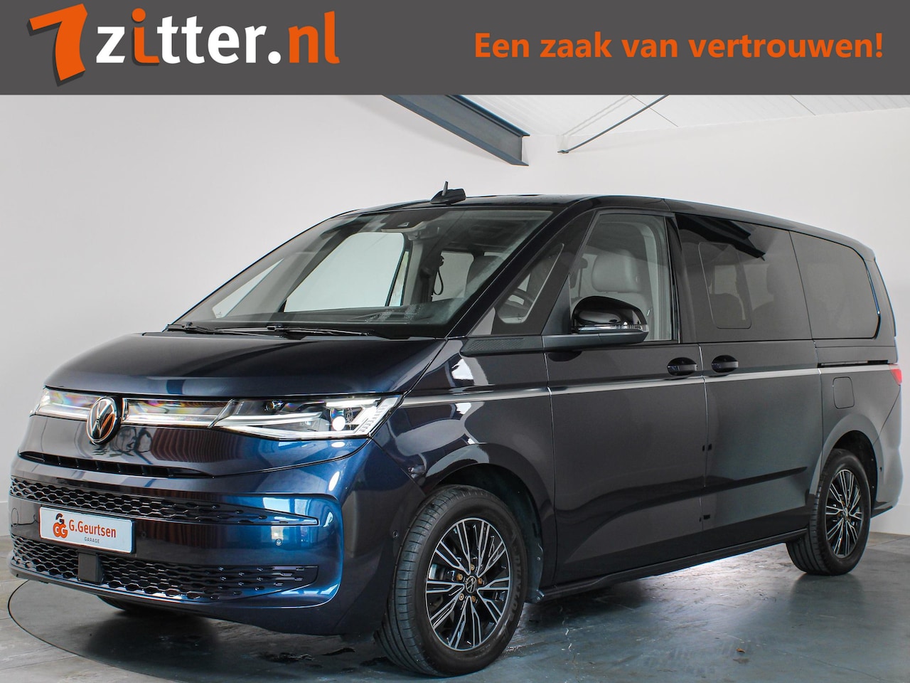 Volkswagen Multivan - 1.4 eHybrid L2H1 Style 1.4 eHybrid L2H1 Style, 7-Persoons, Trekhaak, Lederen bekleding, ACC, - AutoWereld.nl