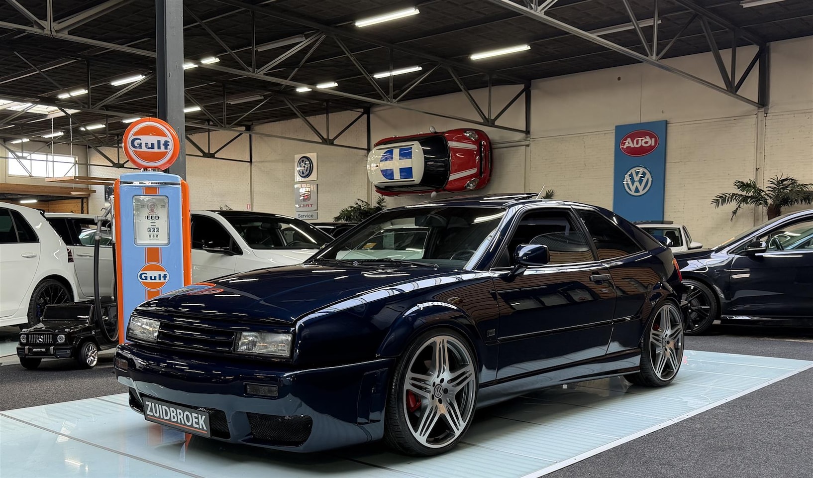 Volkswagen Corrado - 2.9 VR6 Uniek! Schuurvondst! MidnightBleu! - AutoWereld.nl
