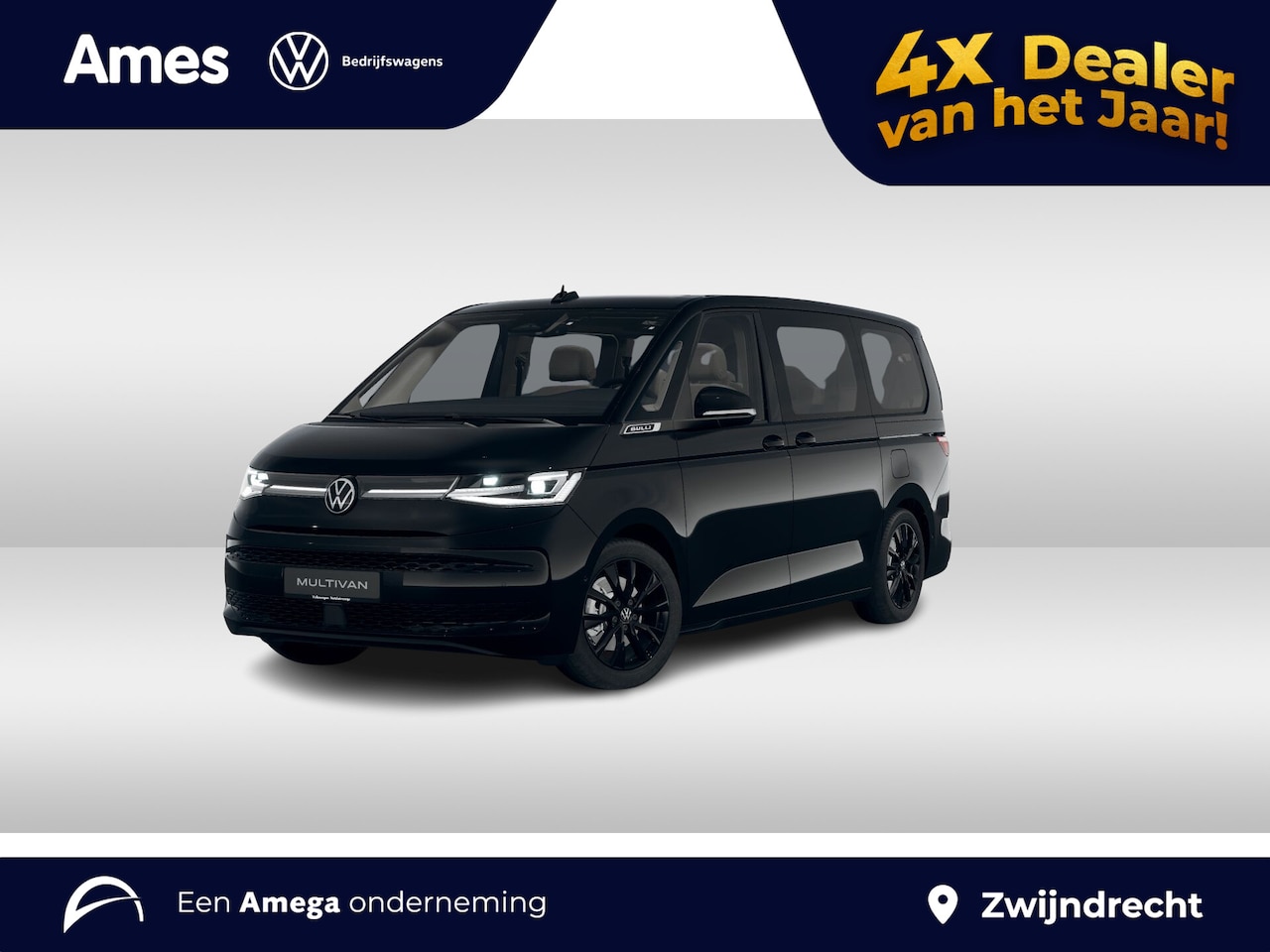 Volkswagen Multivan - 1.5 eHybrid L2 Bulli Edition 4Motion Black edition | Gute Nacht pakket | Leder Prijs incl - AutoWereld.nl