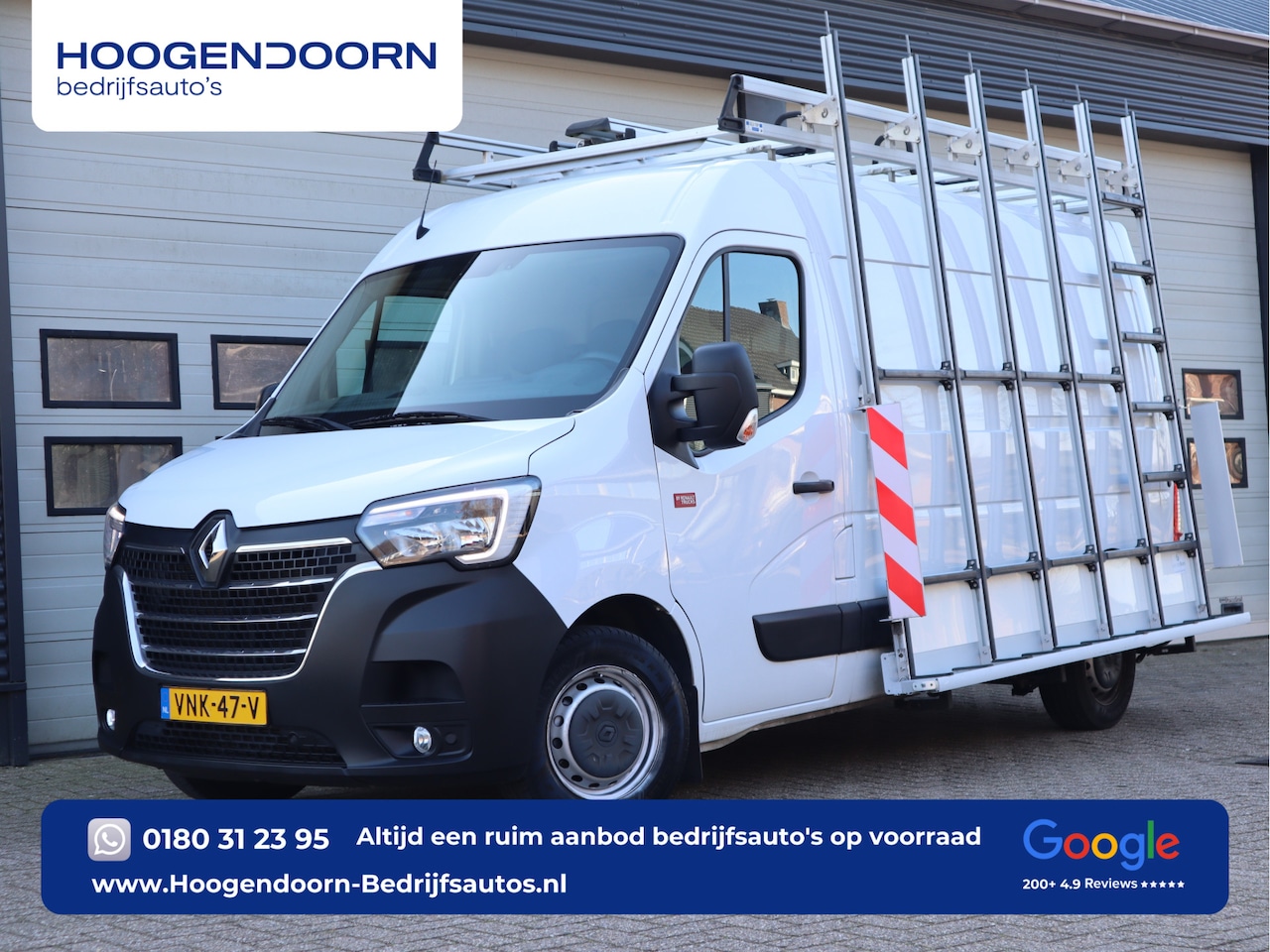Renault Master - 2.3 dCi 150pk Euro 6 L2H2 - Glasresteel v.d. Born - Resteel - Traplader - Trekhaak - AutoWereld.nl