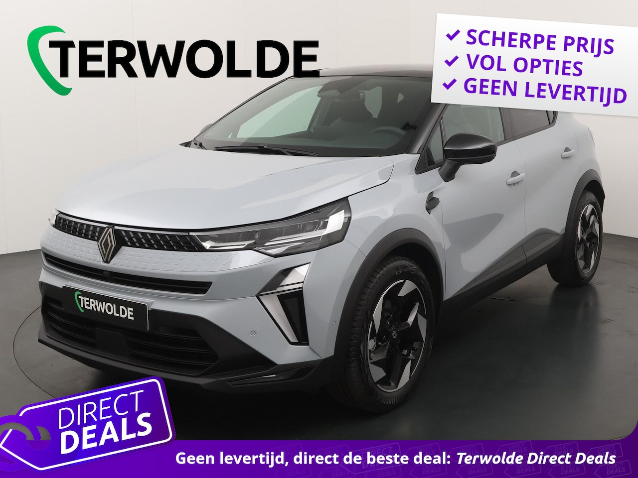 Renault Captur - 1.8 E-Tech full hybrid 160 techno | pack winter | pack light & sound | pack advanced drivi - AutoWereld.nl