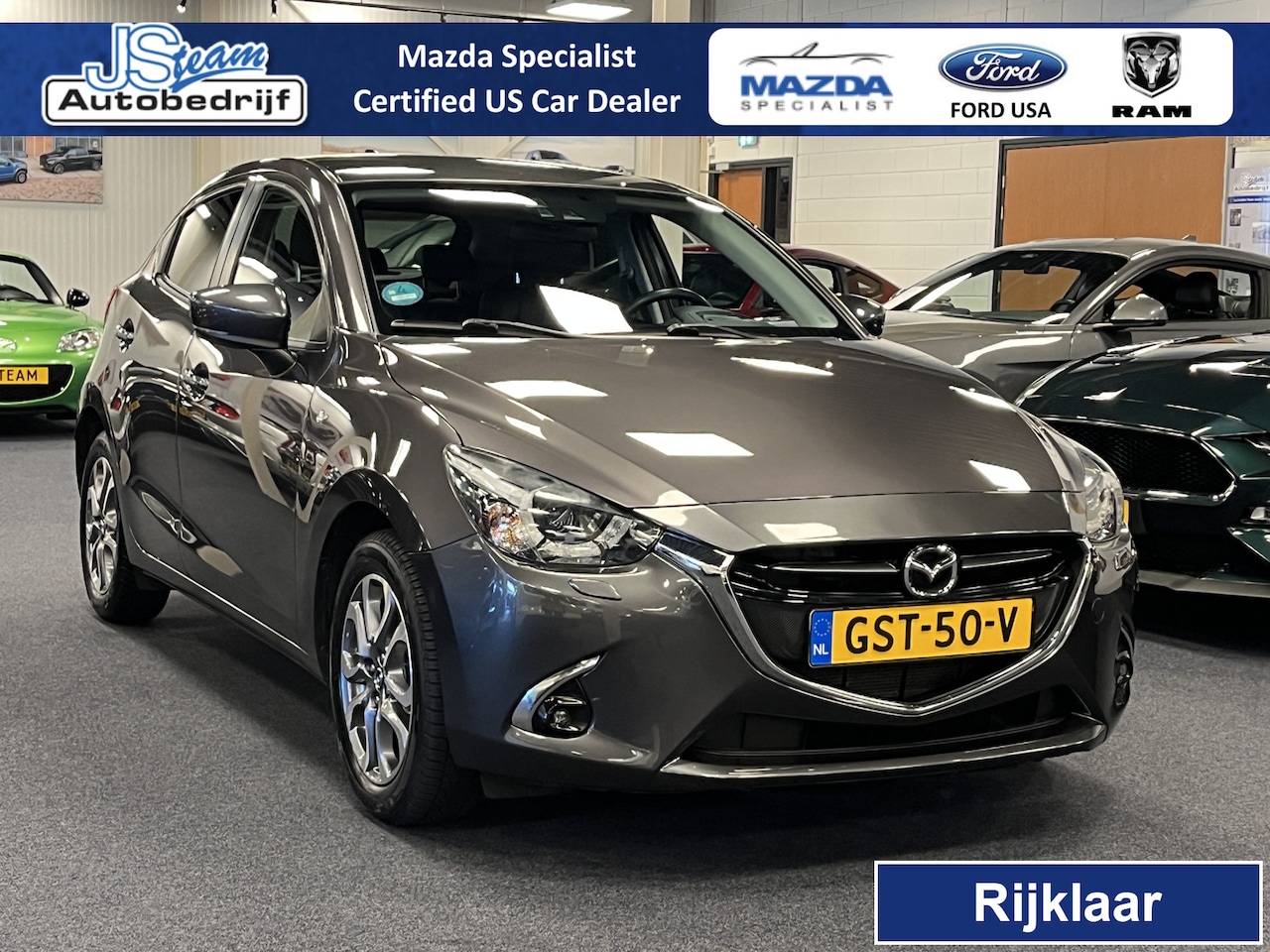 Mazda 2 - 1.5i SkyActiv-G GT-Luxury 115PK Leder Navi DAB+ Camera Head Up Display PDC - AutoWereld.nl