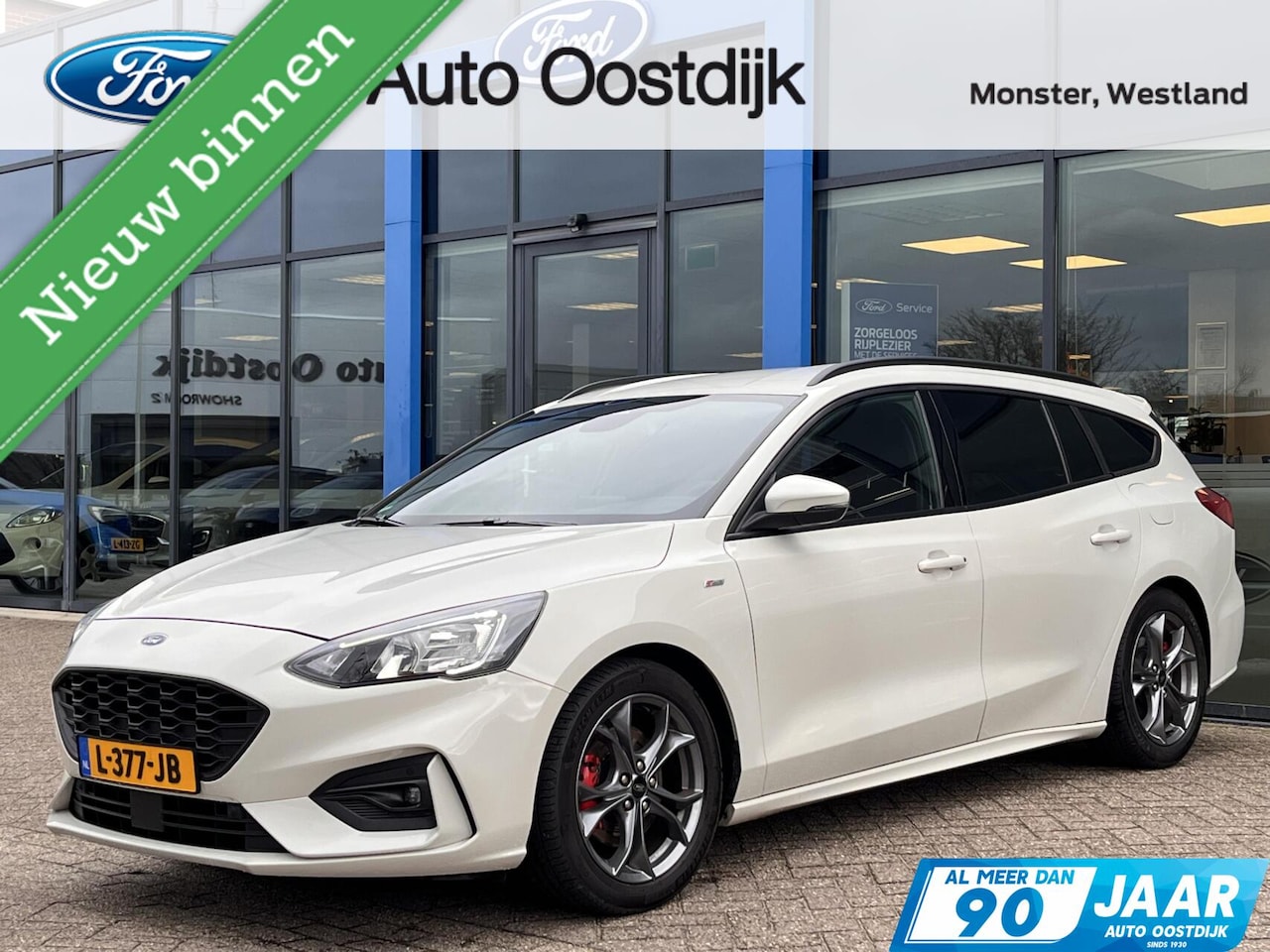 Ford Focus Wagon - 1.0 EcoBoost Hybrid ST Line 125PK Trekhaak Winterpack Adaptieve Cruise Camera Elek. Achter - AutoWereld.nl