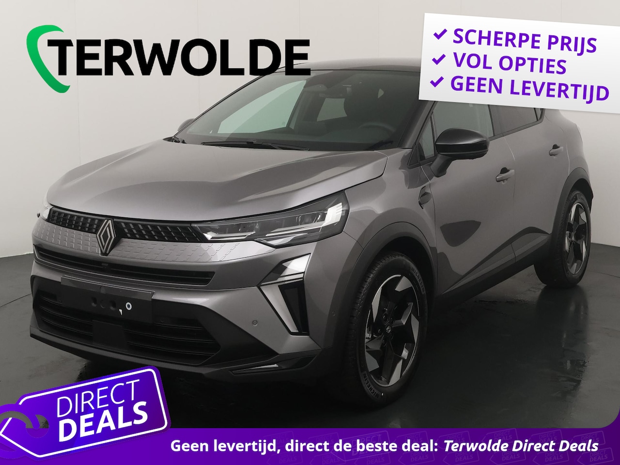 Renault Captur - 1.8 E-Tech full hybrid 160 techno | pack advanced driving assist | All-seasonbanden | - AutoWereld.nl