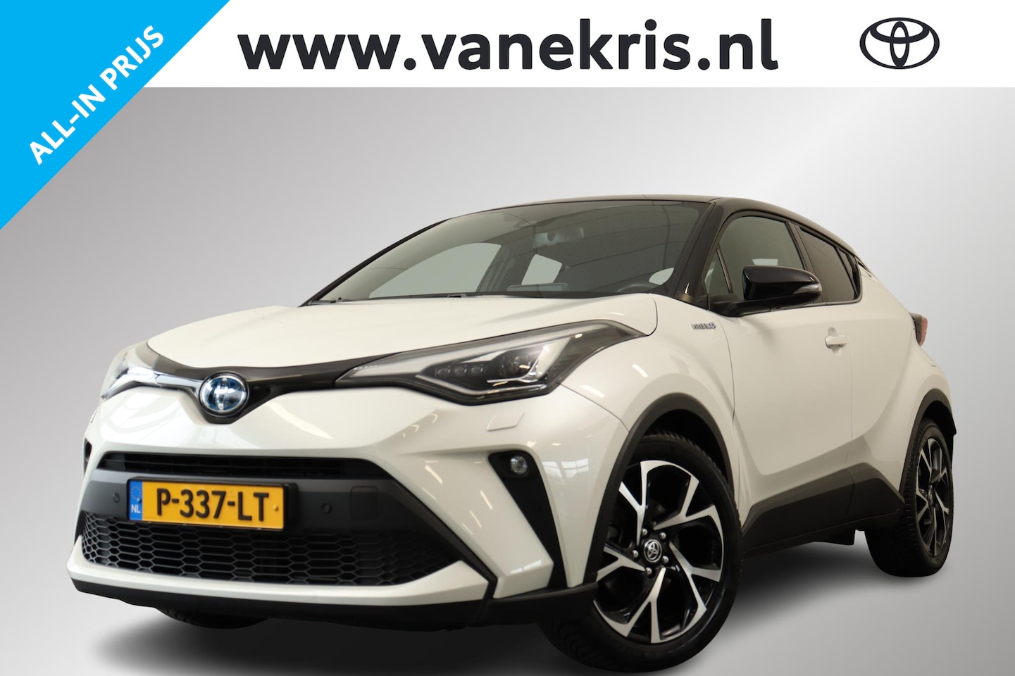 Toyota C-HR - 1.8 Hybrid Style Bitone, Trekhaak, BSM, Stuur- Stoel- Voorruit verwarming, Apple Carplay / - AutoWereld.nl