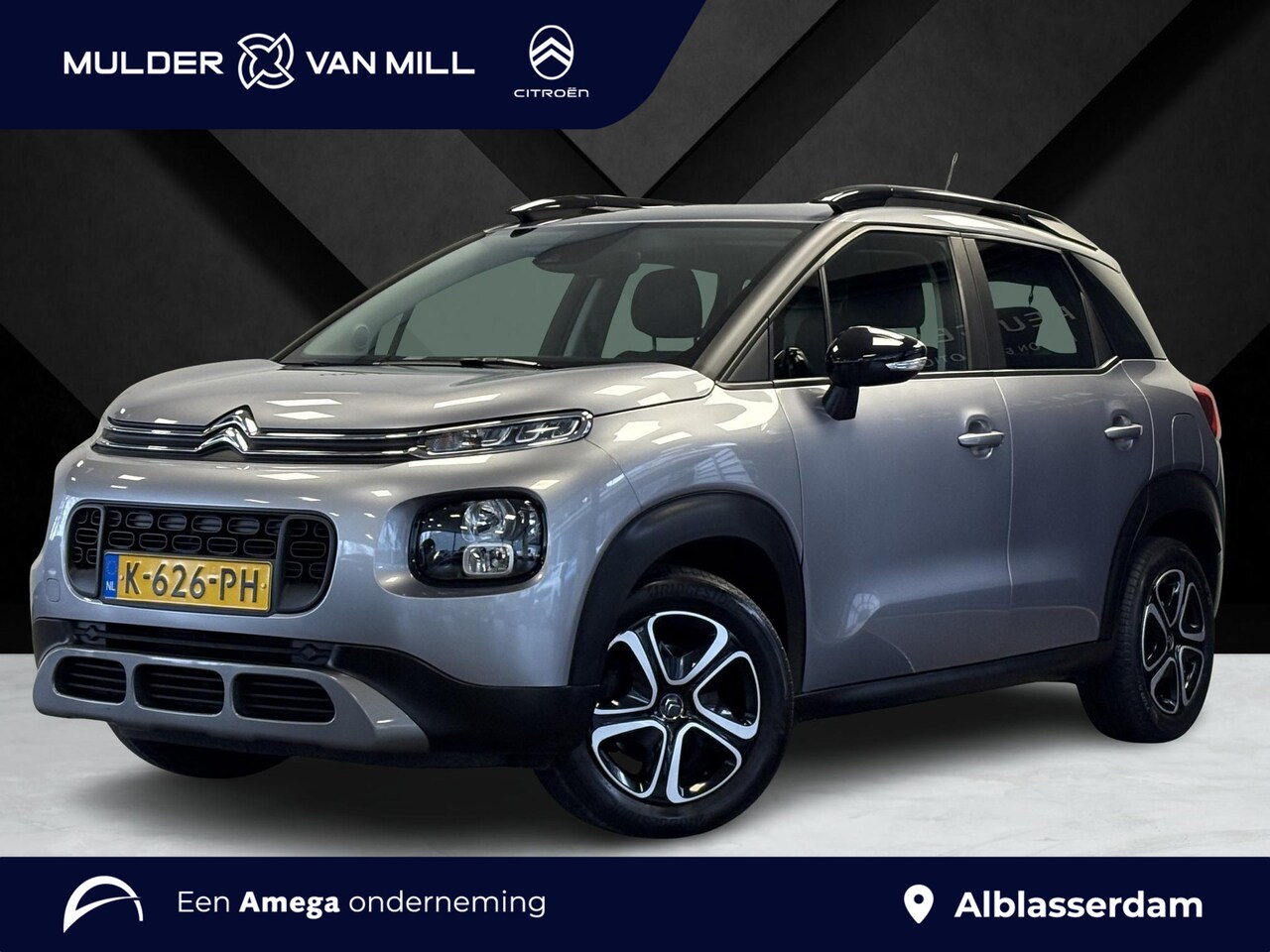 Citroën C3 Aircross - Feel 1.2 Turbo 110pk | NAVI | CLIMA | PARKEERHULP | EXTRA GETINTE RAMEN | DAKRAILS | CRUIS - AutoWereld.nl