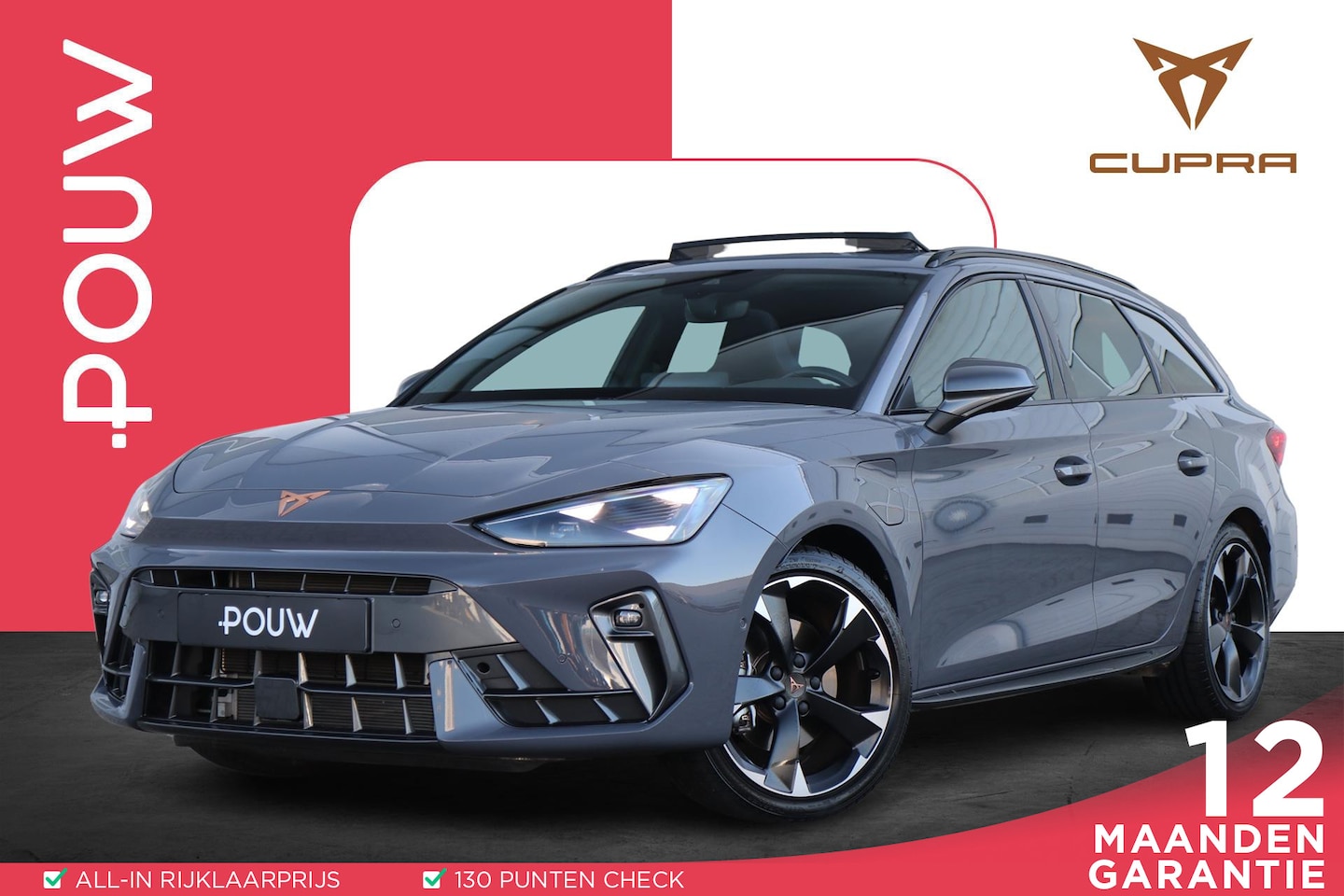 CUPRA Leon Sportstourer - 1.5 TSI 204pk e-Hybrid Business | SoH 100% | Panoramadak | Sennheiser | Achteruitrijcamera - AutoWereld.nl