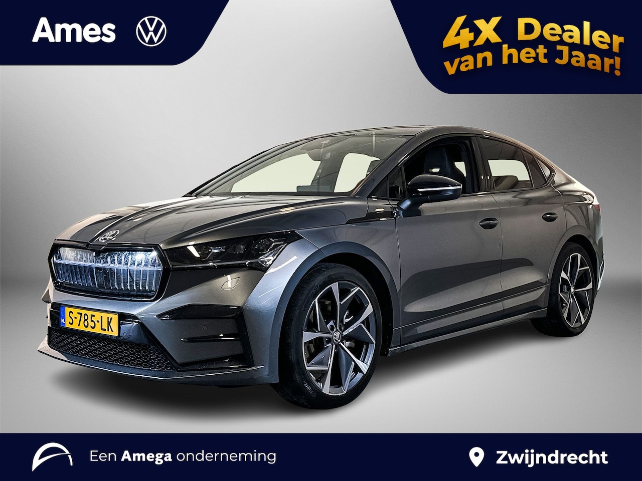 Skoda Enyaq Coupé iV - 80 RS 300pk | 21" lichtmetalen velgen | Warmtepomp | Verwarmbare voorstoelen - AutoWereld.nl