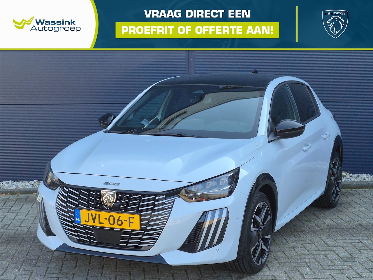 Peugeot e-208 - EV 51kWh 156pk GT Avantage | Elektrisch Verstelbare Stoel | 360 Camera | Stoelverwarming | - AutoWereld.nl