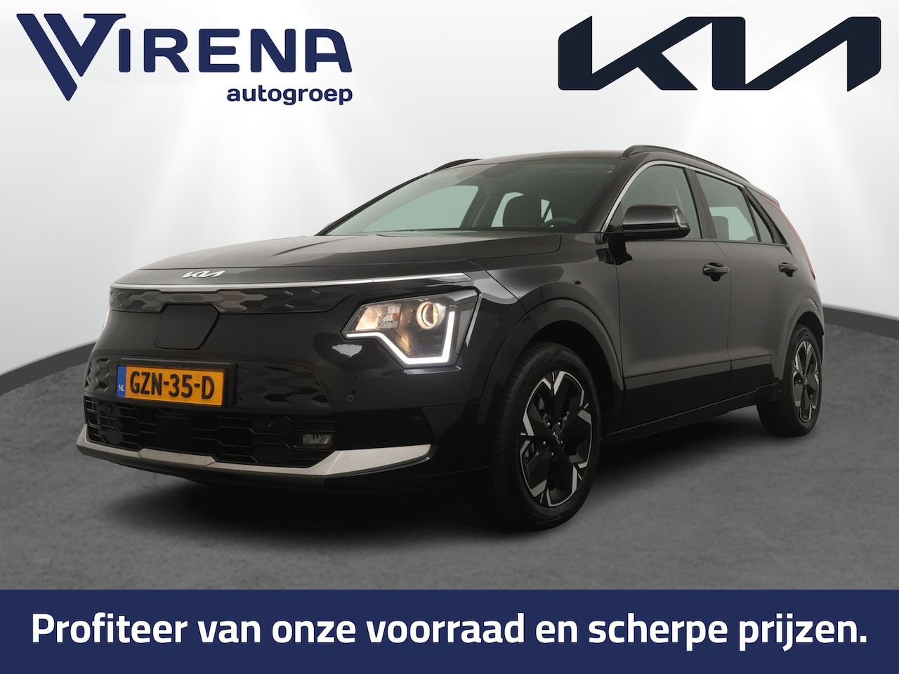 Kia Niro EV - DynamicLine 64.8 kWh Airco - Apple Carplay/Android Auto - Cruise Control - Navigatie - Ach - AutoWereld.nl