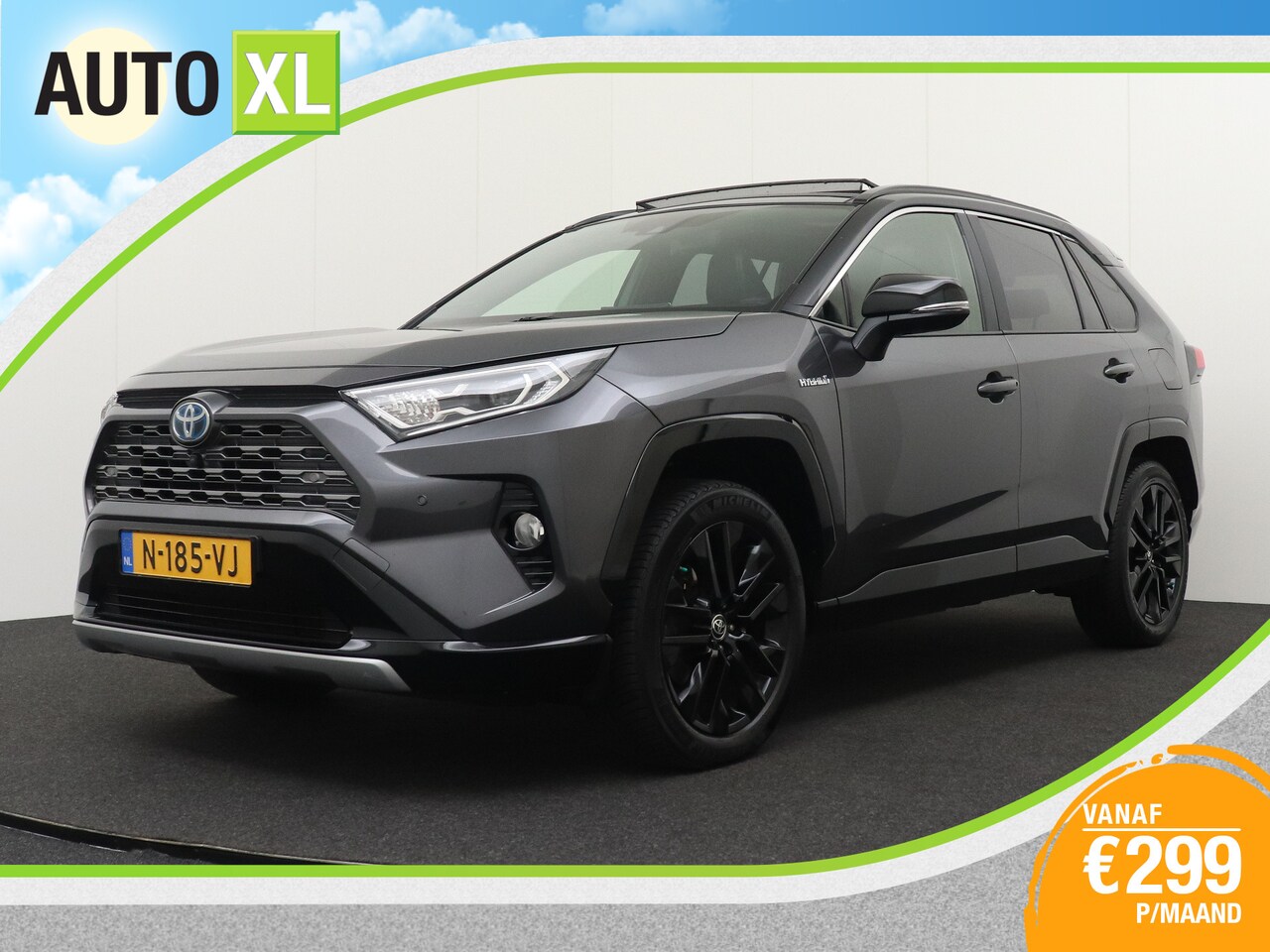 Toyota RAV4 - 2.5 Hybrid Bi-Tone Pano-dak H-Leder Trekhaak  Adap.Cruise JBL - AutoWereld.nl