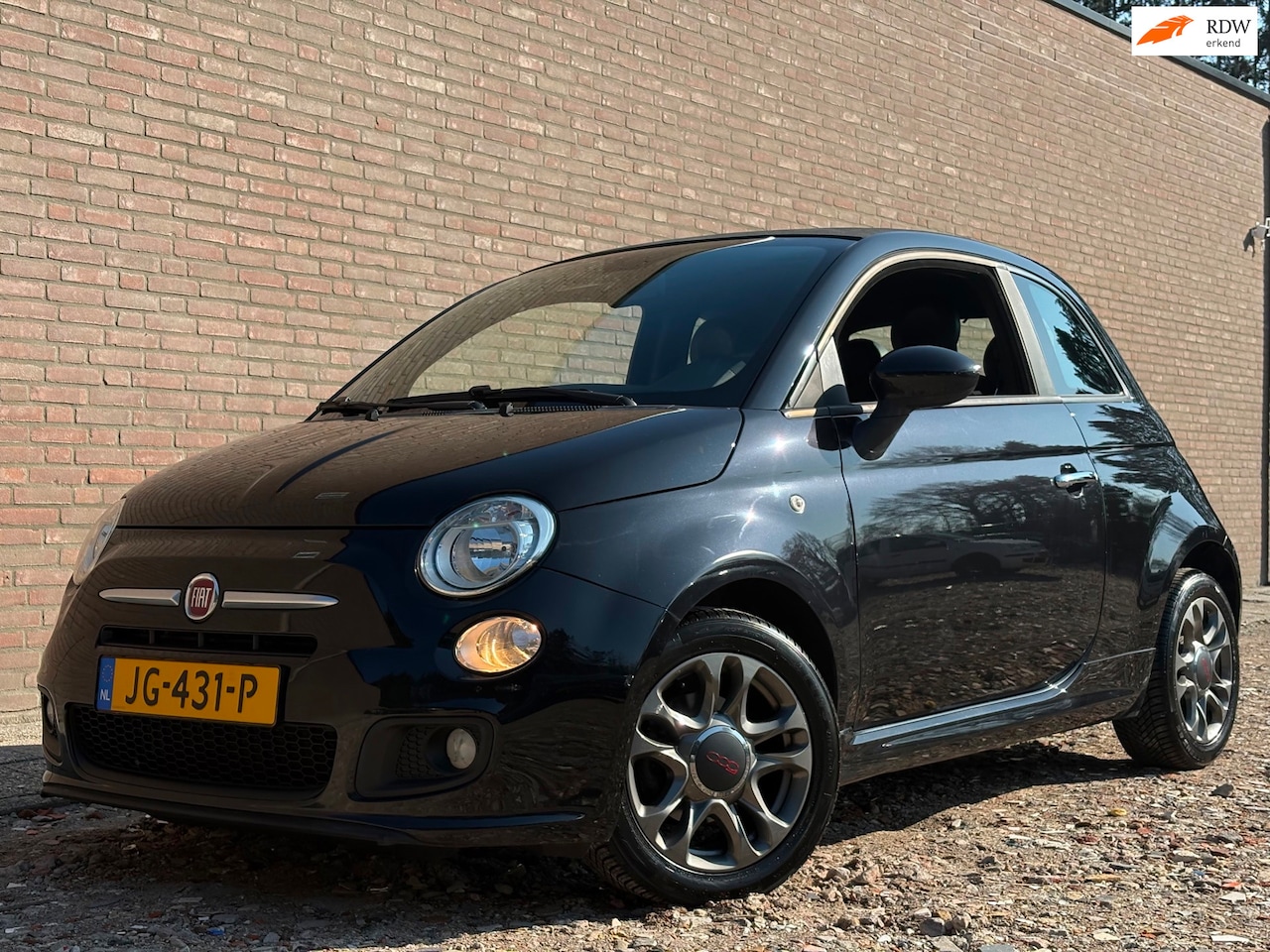 Fiat 500 C - | 0.9 TwinAir Lounge | Climate | Half leder - AutoWereld.nl