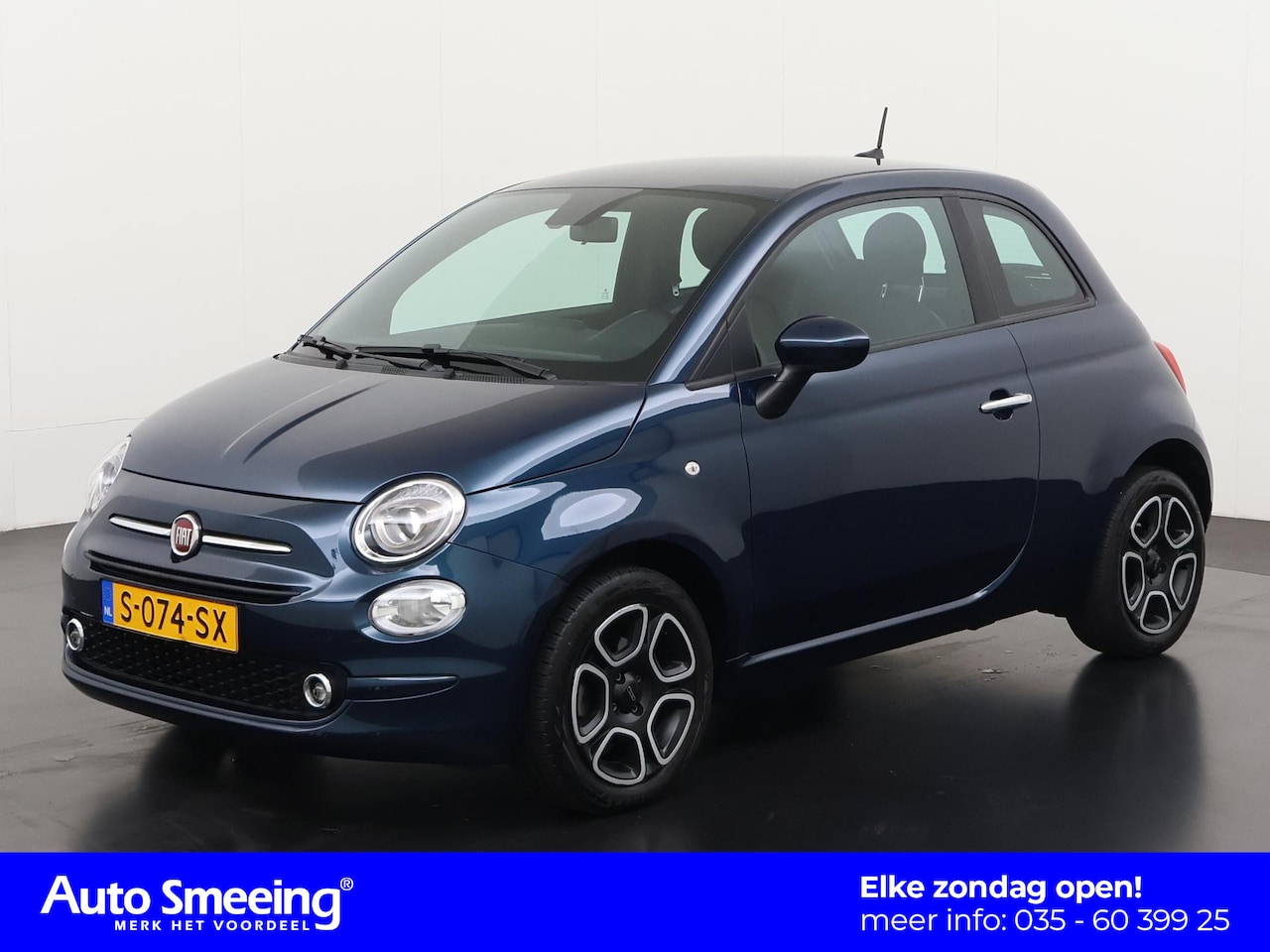 Fiat 500 - 1.0 Hybrid Club | Apple/Android Carplay | Parkeersensor | Zondag Open! - AutoWereld.nl