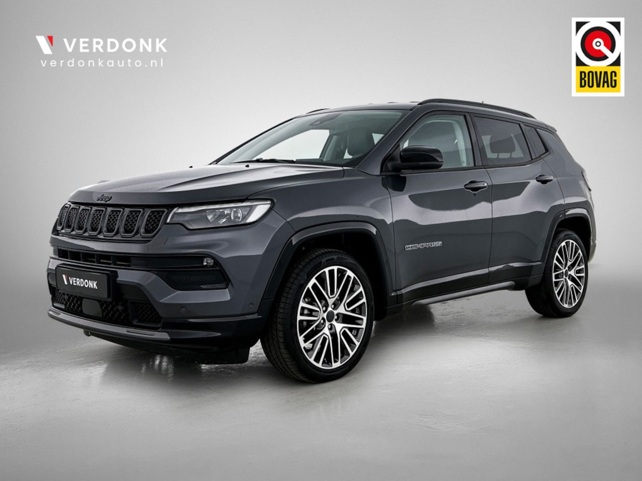Jeep Compass - 1.5T MHEV fabrieksgarantie | camera | sensoren | leder - AutoWereld.nl