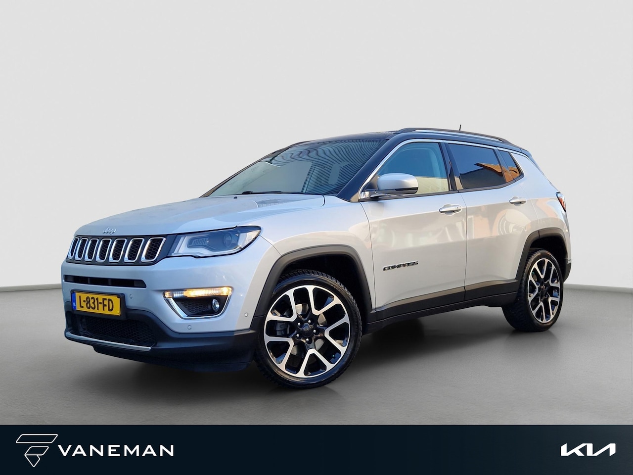 Jeep Compass - 1.3T Limited Automaat | Trekhaak | BSD | DAB | Camera | Navi | Clima | - AutoWereld.nl