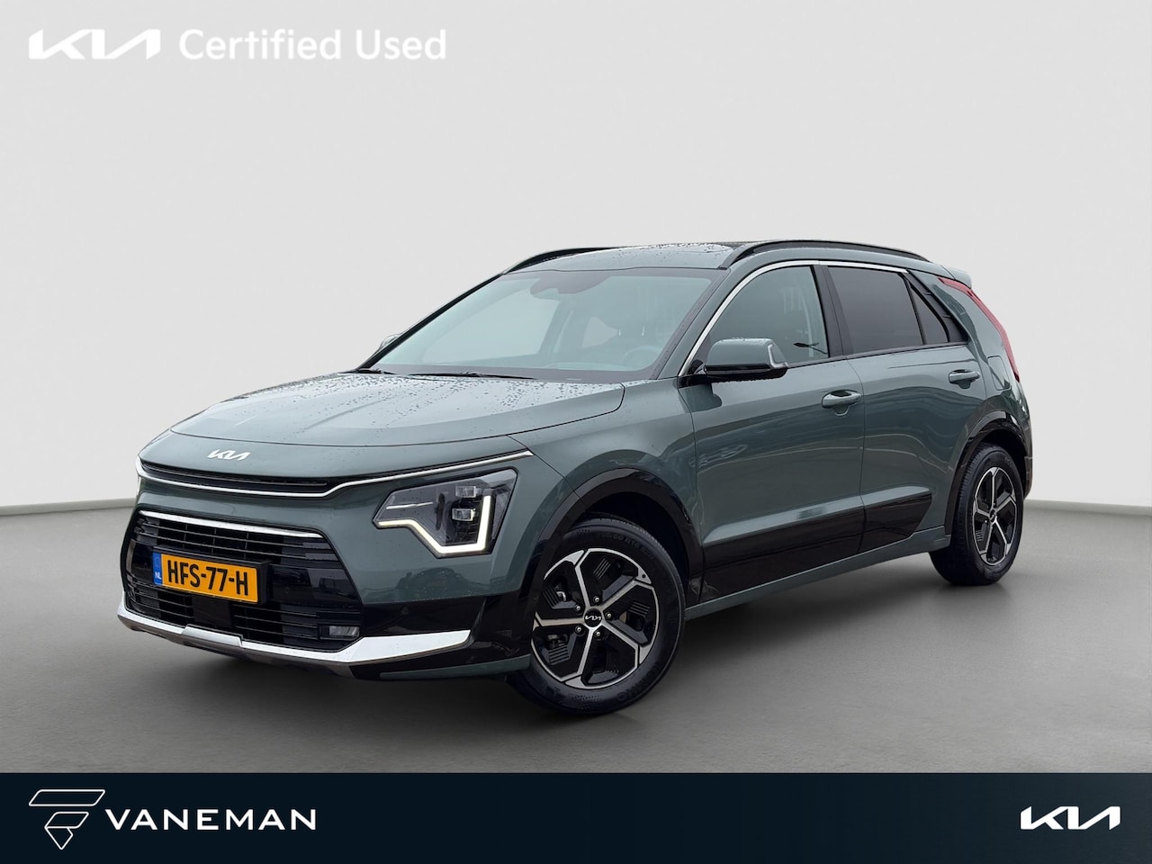 Kia Niro - 1.6 GDi Hybrid DynamicPlusLine HUD | Leder | Stoel- en Stuurverwarming | Adapt. Cruise | S - AutoWereld.nl