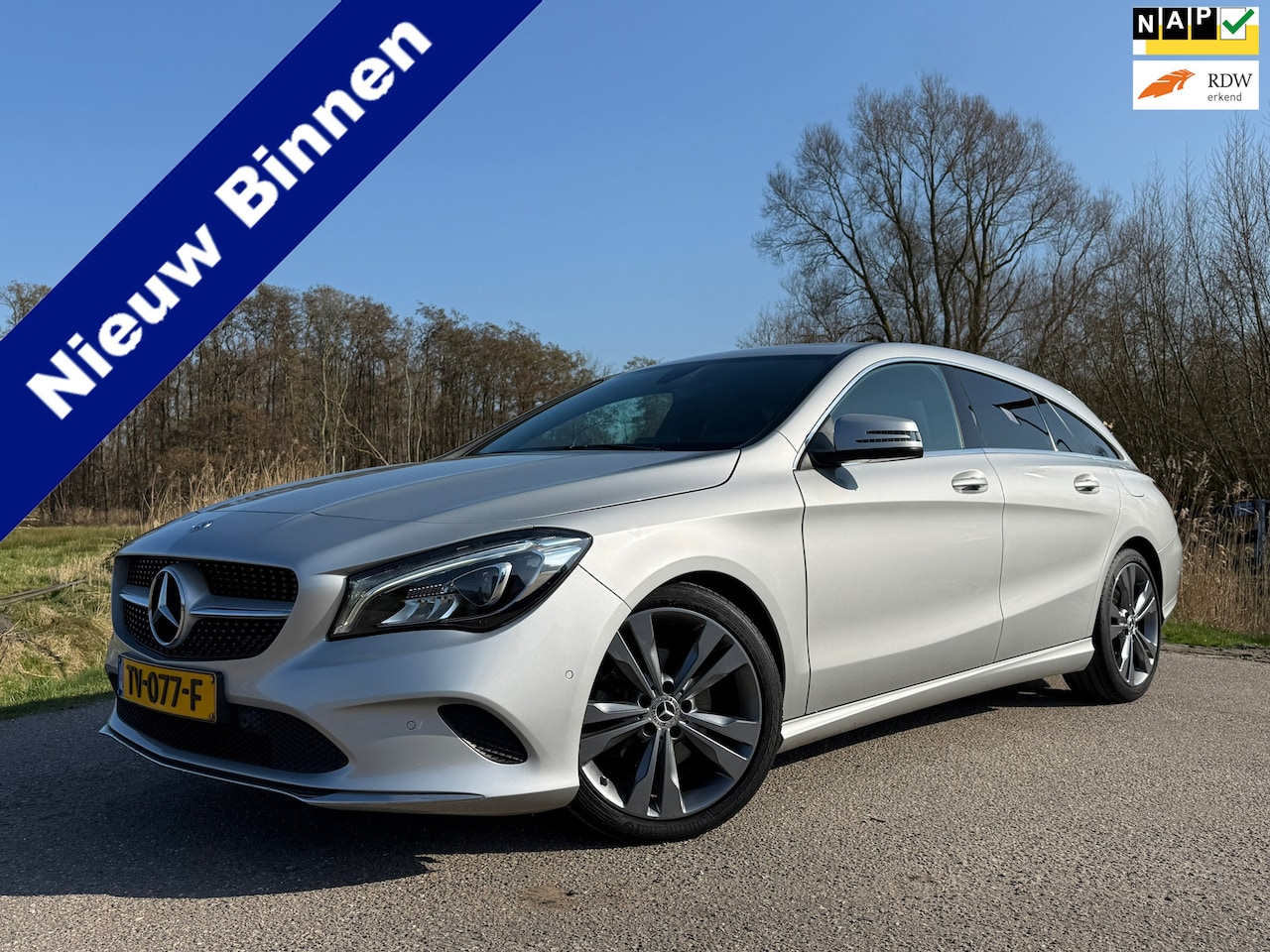 Mercedes-Benz CLA-klasse Shooting Brake - 180 Business Sol Plus Upgrade Edit / Automaat / Navi / 90kW/122pk / CC / Leder-Stof / - AutoWereld.nl