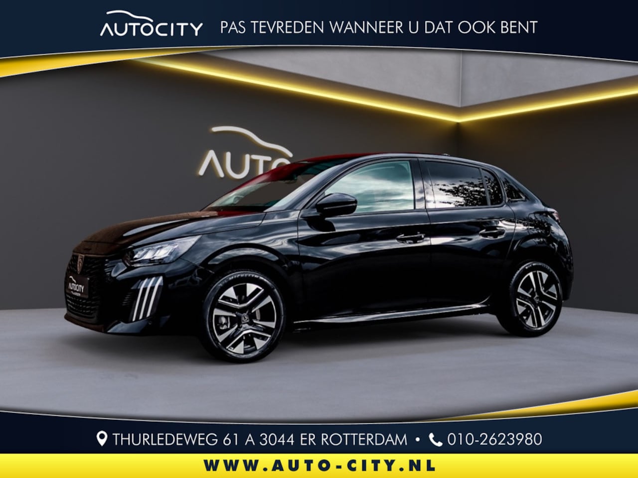 Peugeot 208 - Hybrid e-DCS6 Allure Groot Navi l LED l NIEUW MODEL - AutoWereld.nl