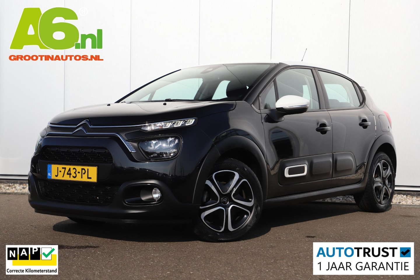 Citroën C3 - 1.2 PureTech Feel Navigatie Carplay Android Climate Cruise Control Rijstrooksensor Parkeer - AutoWereld.nl