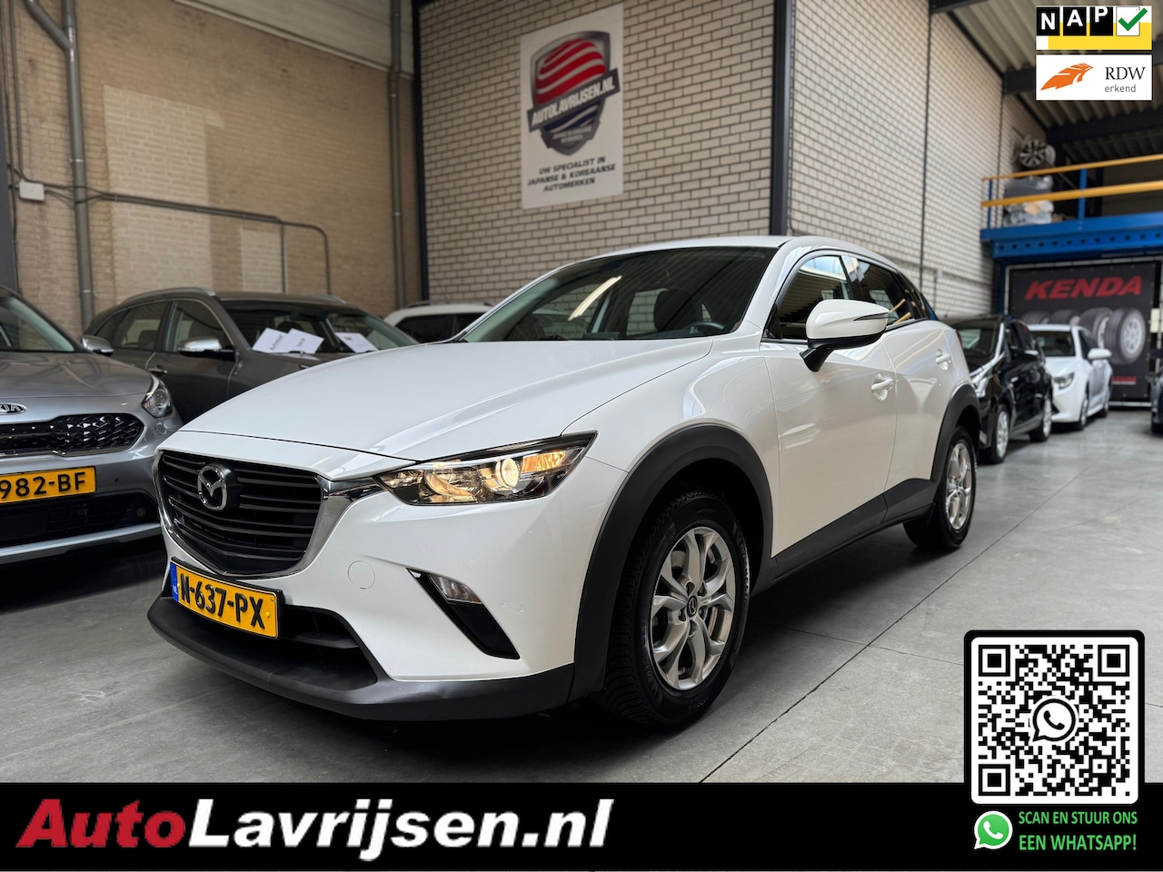 Mazda CX-3 - 2.0 SkyActiv-G 121 NL AUTO 1E EIGENAAR NAP NAVIGATIE CRUISE 6 BAK ECC LMV LED!! - AutoWereld.nl