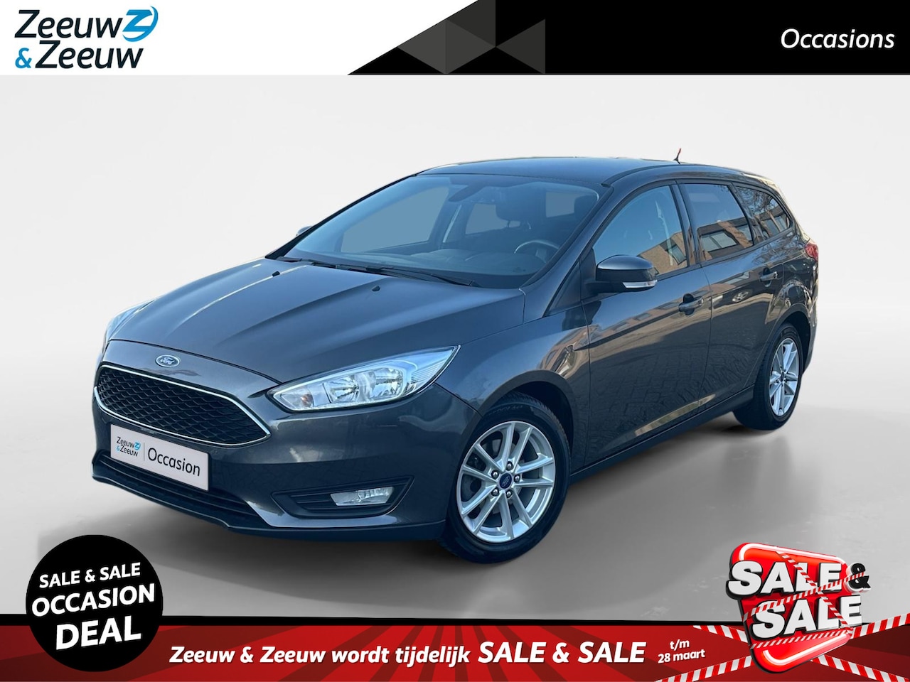 Ford Focus Wagon - 1.0 Lease Edition | Trekhaak | Airco | Parkeersensoren |Navigatie | Apple/Android Auto | V - AutoWereld.nl