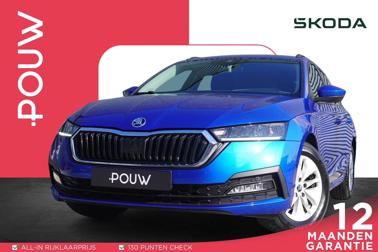 Skoda Octavia Combi - 1.0 e-TSI 110pk Ambition | Trekhaak | SmartLink | Climate | Cruise - AutoWereld.nl