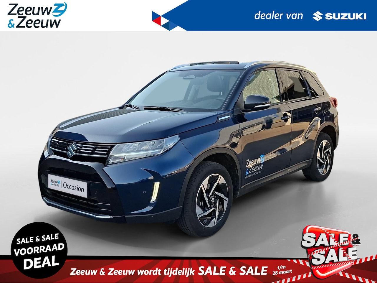 Suzuki Vitara - 1.4 Boosterjet Smart Hybrid Style automaat | DEMO | Kantel / schuifdak | Lichtmetalen velg - AutoWereld.nl