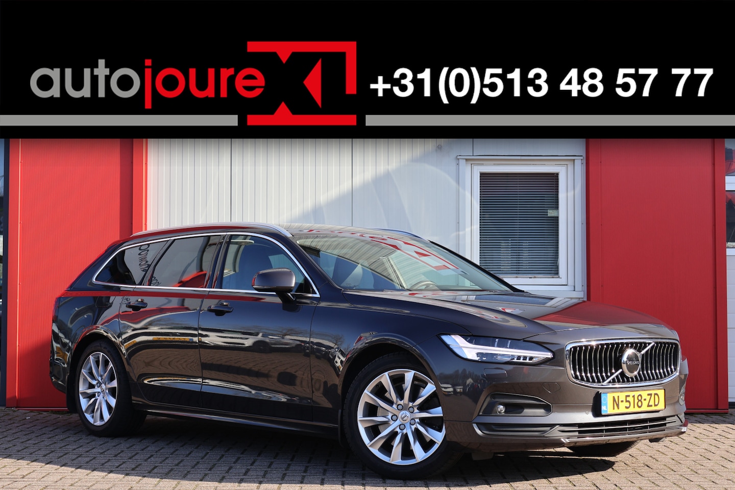 Volvo V90 - 2.0 B4 Business Pro | Harman/Kardon | ACC | Leder | Camera | Trekhaak | - AutoWereld.nl