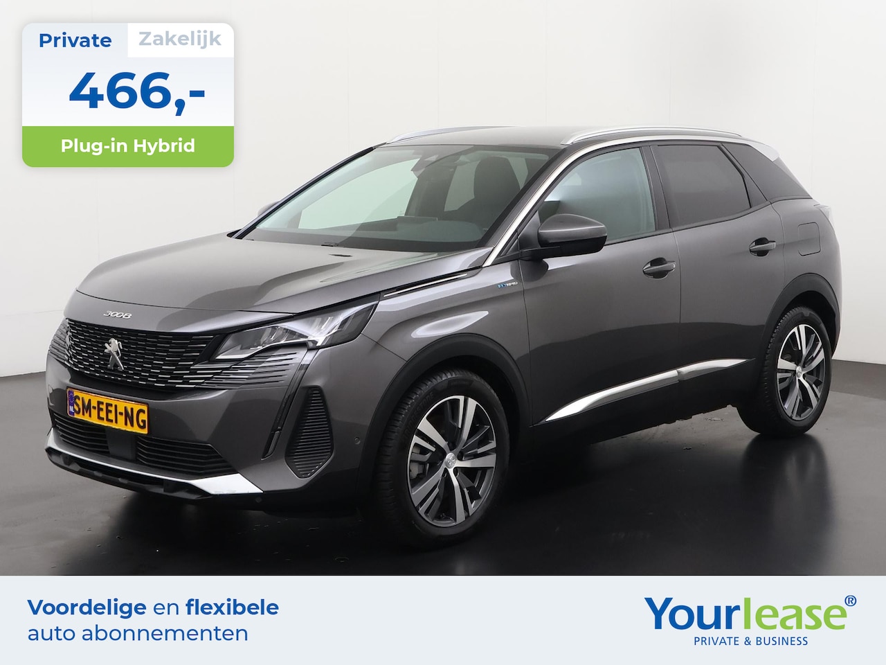 Peugeot 3008 - 1.6 HYbrid 225 Allure Pack | All-in 466,- Private Lease | Direct uit voorraad - AutoWereld.nl