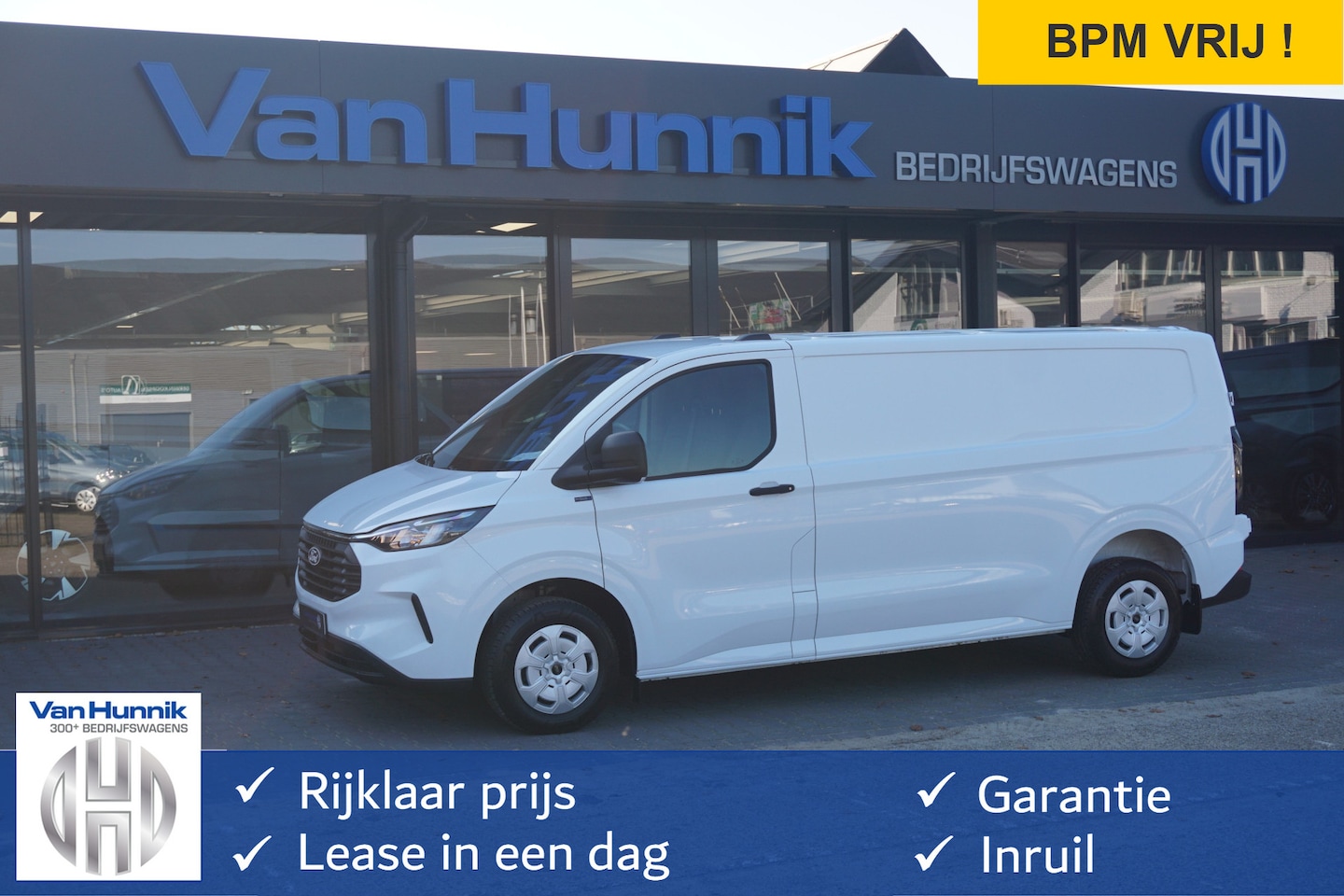 Ford Transit Custom - 300L 136PK Trend BPM VRIJ!! 12" Sync4 Apple CP/Android A, Camera, Trekhaak!! NR. 902* - AutoWereld.nl